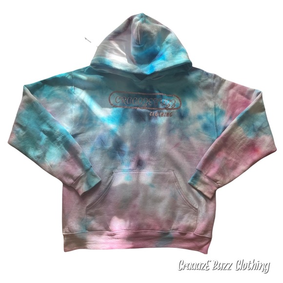 Craaazebuzz clothing custom handmade tie dye hoodie www.craaazebuzzclothing.com - Picture 2 of 2